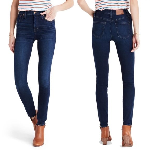 NWT Madewell Mid Rise Skinny Jeans Sz 24 - Picture 1 of 10